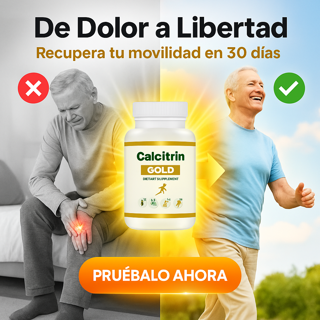 🦵 “Elimina el dolor articular y vuelve a moverte sin limitaciones con Calcitrin Gold”
