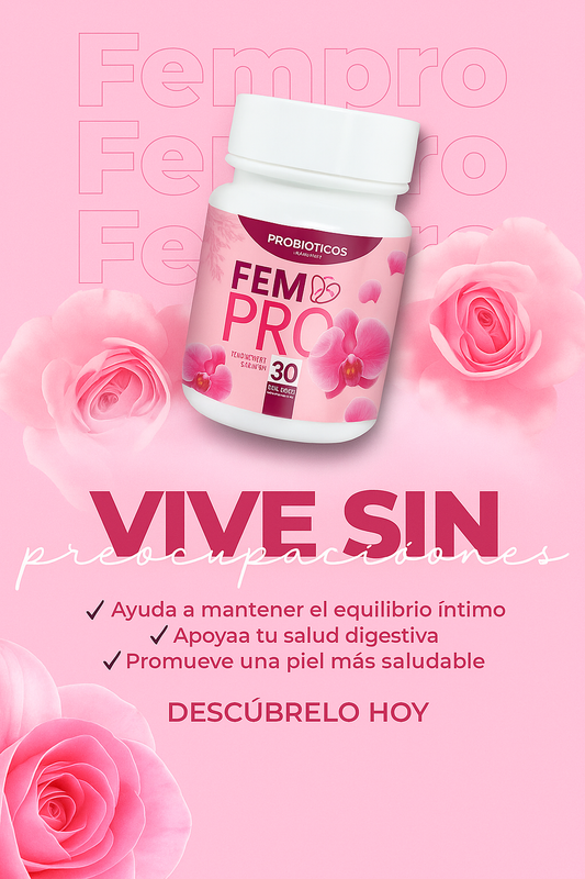 Fem Pro Probiótico Para Salud Vaginal Digestion