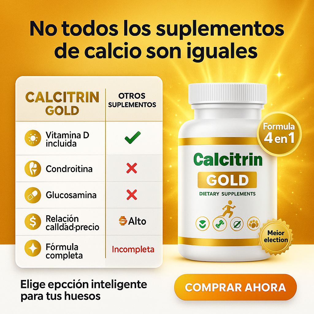 🦵 “Elimina el dolor articular y vuelve a moverte sin limitaciones con Calcitrin Gold”