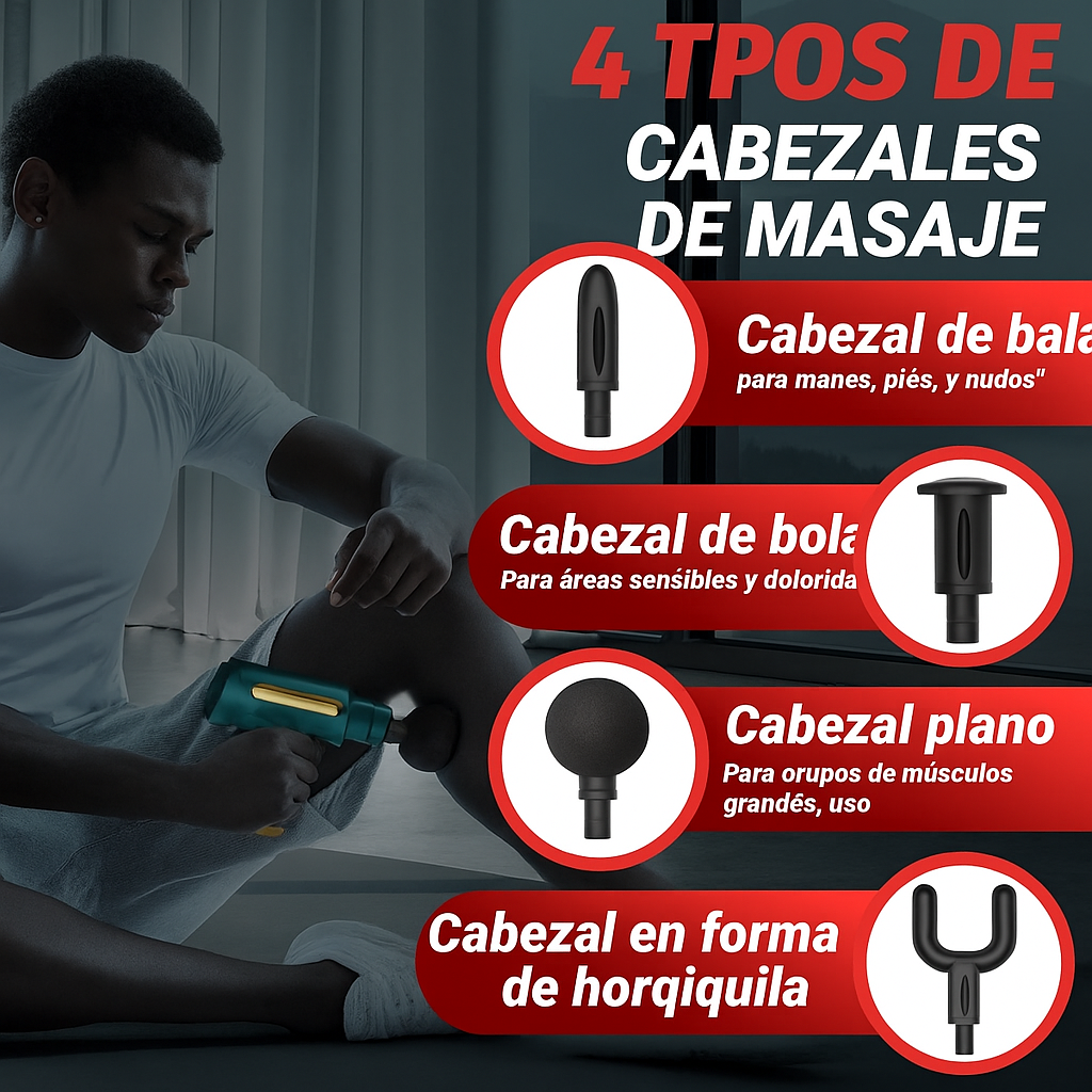 Pistola Masajeadora Eléctrica ⚡💪