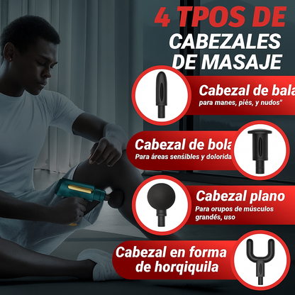 Pistola Masajeadora Eléctrica ⚡💪